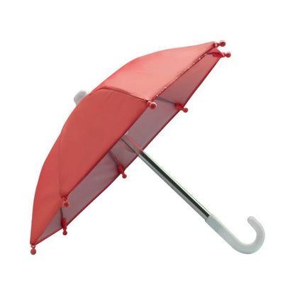 Portable Mobile Phone Holder Mini Parasol Waterproof Riding Cell Phone Holder Sun Shade Decoration Riding Accessories