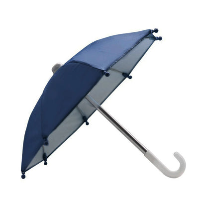 Portable Mobile Phone Holder Mini Parasol Waterproof Riding Cell Phone Holder Sun Shade Decoration Riding Accessories