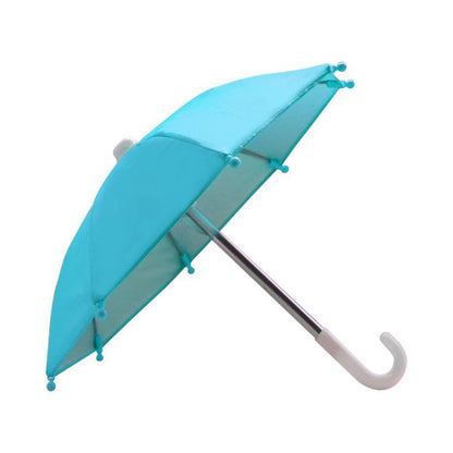 Portable Mobile Phone Holder Mini Parasol Waterproof Riding Cell Phone Holder Sun Shade Decoration Riding Accessories